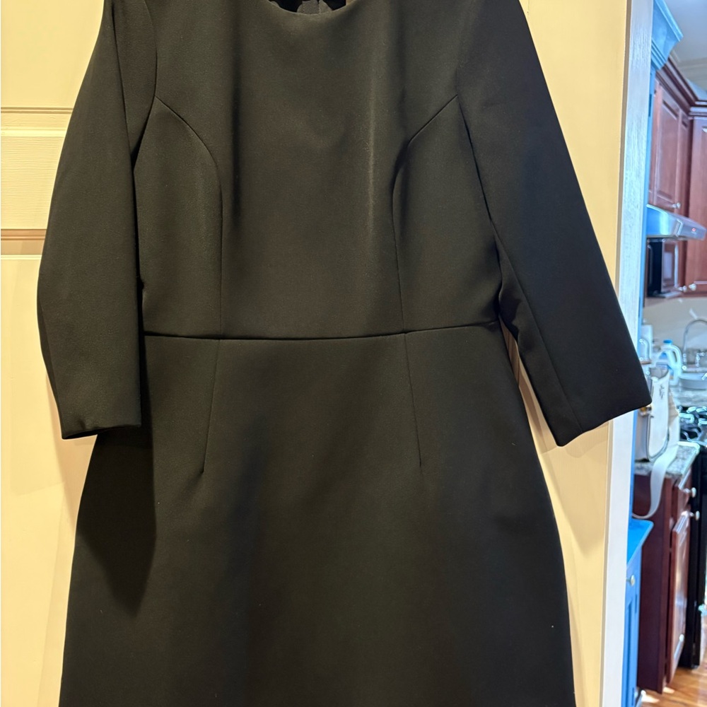 Tuckernuck Black Three-Quarter Sleeve Structured Mini Dress, NWOT - Picture 12 of 14